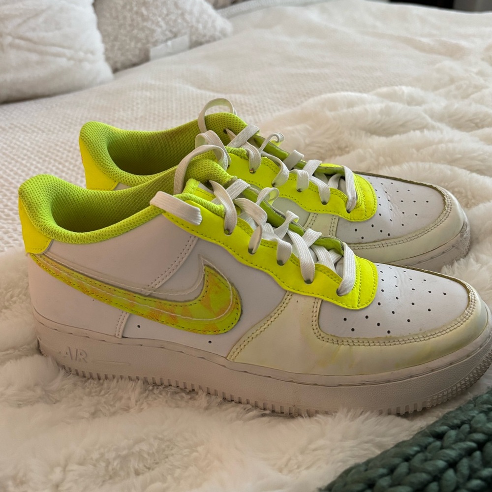 Neon color Nikes